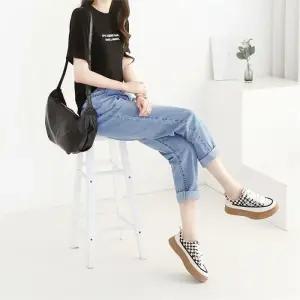 [오노마] ONM 체크 통굽 스니커즈 SM-0312