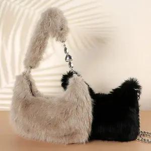 [셀러에이드]파스텔색상 여성 페이크퍼 토트백 숄더백 겨울가방 패션가방