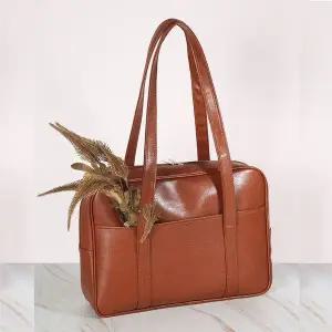 [셀러에이드]올리비아팝 숄더백 세련된 인조가죽 여성 36x26x9cm