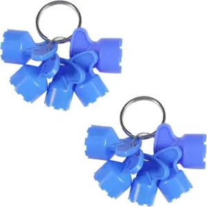 히벤트 10피스 수도꼭지 에어레이터 키 렌치와 링이 있는 M16.5 M18.5 M21.5 M22.5 M24 5 세트 2팩