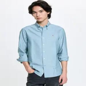 헤지스 남성 26SS HZSH6E201E2 아이코닉 민트 옥스포드 셔츠22473054312343726