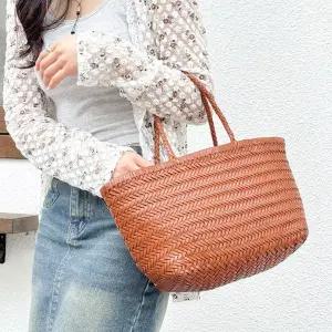 [셀러에이드]드래곤백 여름가방 여성 토트백 메쉬백 가죽 숄더백 바캉스