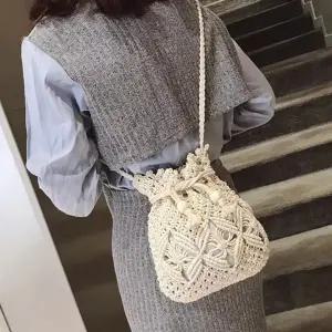 [셀러에이드]여성 네트백 뜨개가방 니트 크로스백 마띠에르 조리백