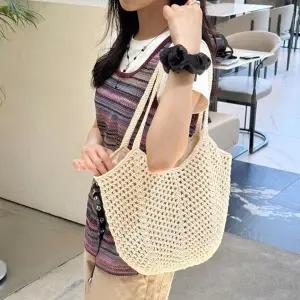 [셀러에이드]숄더백 뜨개가방 네트백 여성 니트 올리비아팝 니트숄더백