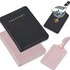 여권 케이스 고급 가죽 여행용 소지품 정리 zDy9+9OOu