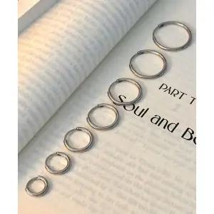 매장정품 VINEDEW 위드미 써지컬스틸 링귀걸이/피어싱 P106