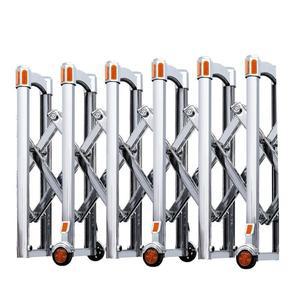 알루미늄 개폐식 바리케이트 도어 난간 차단문 울타리 스테인리스
