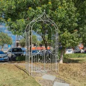 아치 지지대 철제 넝쿨 프레임 빈티지 가든 울타리 꾸미기