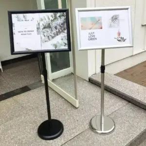스탠드안내판 메뉴판거치대 배너 메뉴판 안내판 스탠드 거치대 A2