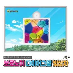 과학교재 보로노이 다이어그램 빛상자 만들기(5인용)