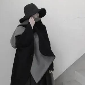 여성 숄 루즈핏 니트 망토 케이프 판초 목도리 가디건