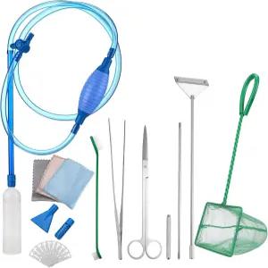 어항 물 교체용 8.53피트 수족관 사이펀 진공 청소기 도구 키트 다양한 수조 크기와 호환 가능