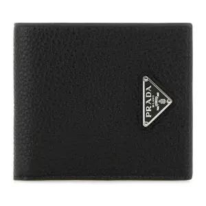 트라이앵글 로고 에나멜 반지갑 2MO5132E54 F0002