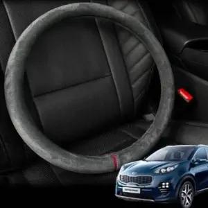 [JED] 핸들커버 스포티지 보아 차 스웨이드 QL