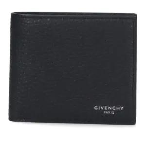 엠보스드 로고 페블 그레인 가죽 반지갑 BK608NK213 001