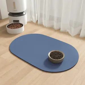 음식과 물그릇을 위한 흡수성 반려견 사료 매트 빠른 건조 반려동물 얼룩이 없는 패드 고양이 액세서리