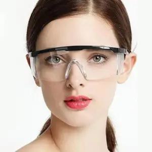 눈보호안경 간편 길이조절 작업용 투명 고글 눈보호 보안경