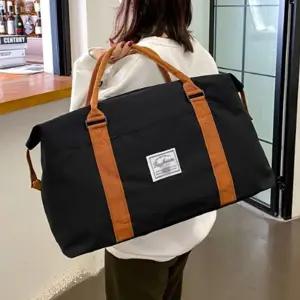 탄탄한 쉐입 캔버스 보스턴백 1P 운동 캐리어 짐가방 Nsn6+8Dqa