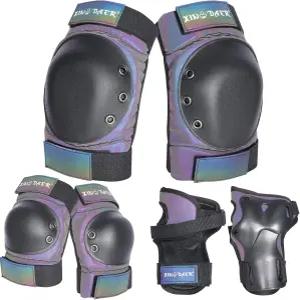 신다어 스케이팅 보호 장비 여성/남성/청소년용 무릎 패드 롤러 스케이트보드 스쿠터용 손목 보호대가 있는