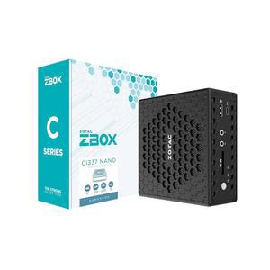 ZOTAC ZBOX CI337 나노 팬리스 사일런트 미니 PC 인텔 프로세서 N100, 인텔 UHD 그래픽, HDMI, 디스플레이포트, 메모리/스토리지 없음 /OS 베어본즈 시스템, ZBOX-CI337NANO-BE /J /U /K /AUS