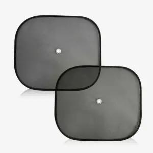 자동차자외선차단 D4C7A7U4 자동차햇볕가리개 블랙 햇빛가리개 2P