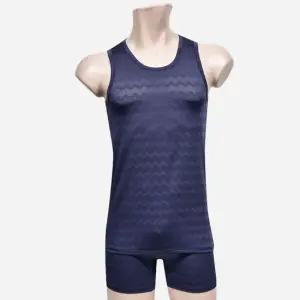 투바나나 남성 천연 인견 런닝 사각팬티 세트 3매입