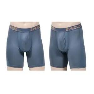 에어로쿨 Y라인 남성 롱드로즈 팬티 - 블루 사각팬티