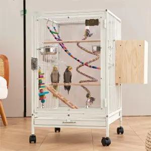 앵무새 새장 대형 새집 스테인리스 안전한