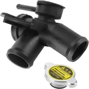 밀폐 캡 상부 라디에이터 필러 넥 수도관이 있는 엔진 냉각수 - 닛산 알티마 2007-2013 호환 부품