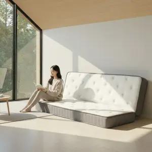 나스 2단 접이식 토퍼 매트리스 SS