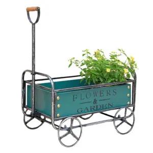 빈티지 화분수레 엔틱 화분 꽃수레 정원 가드닝 야외 소품