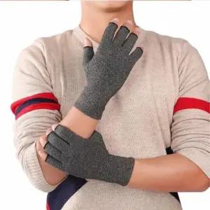 손목보호장갑 관절 압박 손가락장갑 1쌍 스포츠 핑거 반장갑 글러브
