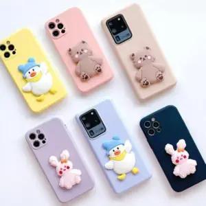 케이스 휴대폰 실리콘 동물 소프트 패치 러블리