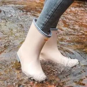 장마철신발 미들부츠 레인부츠 캠핑신발
