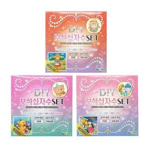 [셀러에이드]보석 십자수세트 DIY 만들기 도안 액자형 이젤포함 비즈공예