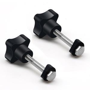 야스드리 롤레이터 워커 교체용 노브 2개 액세서리용 PCS 암 조정 노브, M6 트랙 볼트 세트가 장착된 부품