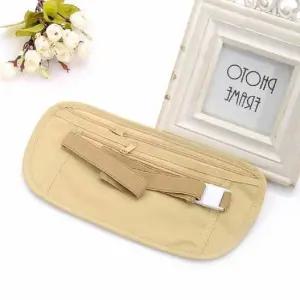 여행용 소매치기 방지 슬림 복대 베이지 복대 여행가방 힙색