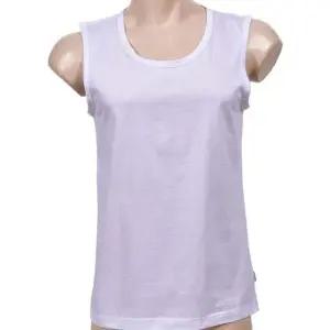 베이직 40수 실켓가공 남성 백색 머슬 런닝 이너웨어
