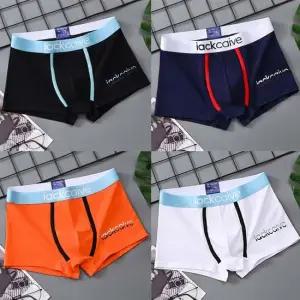 남성 영문 밴딩 속옷 포인트 컬러풀 드로즈 면 팬티