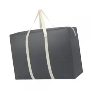 바캉스보스턴백 대용량 짐가방 특대형 그레이 부직포 쇼핑백 대형백 캠핑이불 옷방