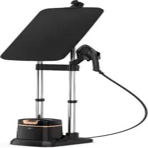 다림질 보드 65인치 45초 가열 1리터 용량 1500와트 휴대용 패브릭 찜기 의류 조절 가능한 QR1410 블랙