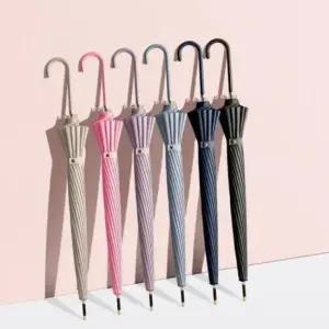 [패션] 파스텔 장우산 자동우산 대형우산 경량우산 페션 비닐우산 튼튼한 투명우산