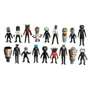 차키키홀더 스키비디 랜덤 피규어 2탄 키홀더 24개 세트 1P