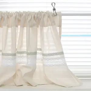 레이스 포인트 면바란스 커튼 다용도실 현관문 장식천가리개 커텐 아이방 예쁜 주발란스 거실 프릴 방문 미