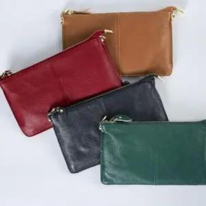 성경책가방 소가죽 여성용 미니백 크로스 클러치 핸드백 블랙