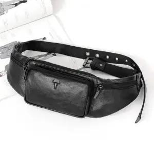 가방 7512 블루마운트 천연소가죽 남성 힙색 허리색