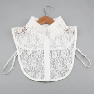 자수 펀칭 레이스 레이어드 넥카라 페이크카라