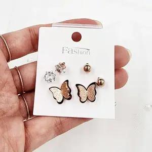 [셀러에이드]나비귀걸이 세트 써지컬귀걸이 3종세트