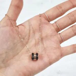 [셀러에이드]써지컬스틸 로즈골드 링펜던트 목걸이 PM1000-11