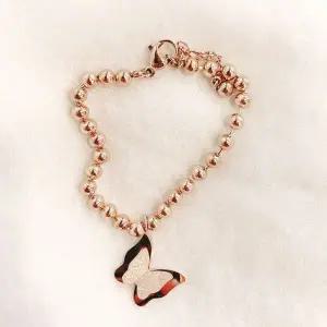 [셀러에이드]써지컬스틸 나비장식 팔찌 PM1000-15